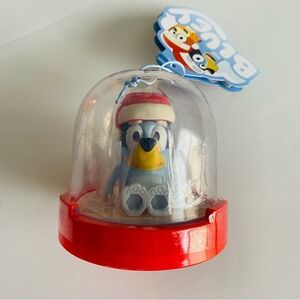 Moose Toys | Santa Hat Bluey Toy Ornament NWT